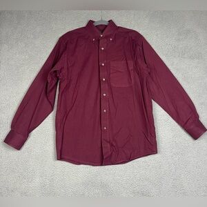 Ariat Men's Burgundy Shirt Size Small